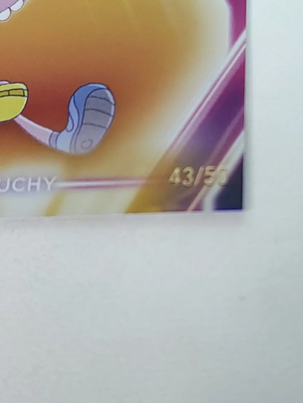 Bloofy Pouchy Topps 2026 Disney Neon Gold Holo Parallel Limited 43/50 - Picture 2 of 4